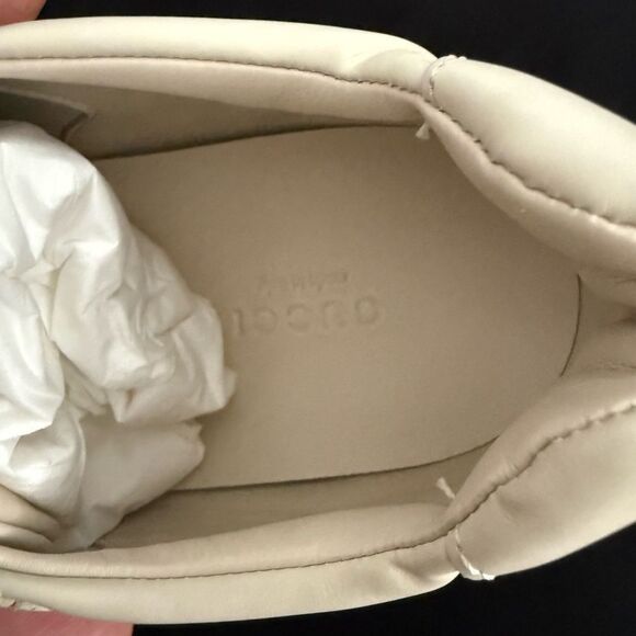Brand new women’s Gucci Cream Sneakers with Dog Design size 10 - Picture 9 of 13